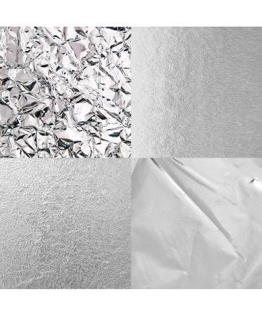 YongBo Edible Silver Leaf 3.7"by 3.7" 25 Sheets Book Pure Silver Foil for Cake Baking Food Decoration Gilding Arts Nail 25pcs 3.7" silver-book - Buy Online on GoSupps.com
