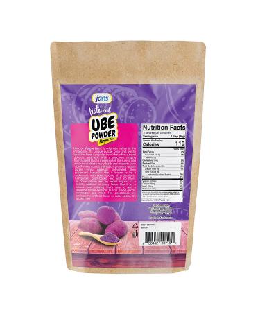 Jans Natural Ube (Purple Yam) Powder 5 oz - Premium Quality - Buy Online on GoSupps.com