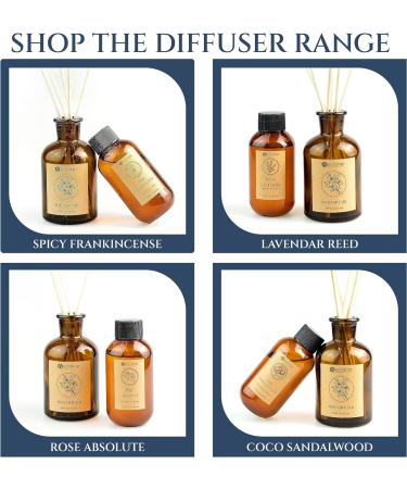 Ecodrop Wood Sage & Sea Salt Diffuser - 100ml | Fresh & Salty Aromatherapy Fragrance in Glass Bottle | Home & Office Spa Gift - Buy Online on GoSupps.com