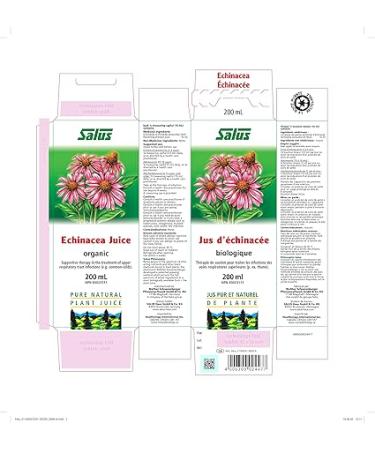 Salus Echinacea Fresh Plant Juice | Cough & Cold Defense Herbal Supplement | Reduces Inflammation | Immune System Support for Adults and Kids | Vegan-Friendly - Buy Online on GoSupps.com