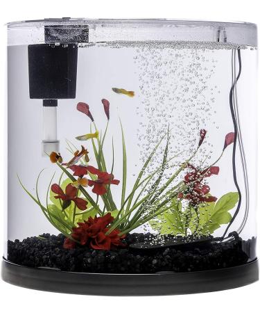 Tetra ColorFusion 3 Gallon Half-Moon Aquarium Kit with Bubbler & Color-Changing Light - Buy Online on GoSupps.com