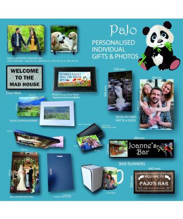 Personalised Square Gloss Photo Slate 300x300mm with Stand | Premium Quality Customised Photo Gift - Buy Online on GoSupps.com