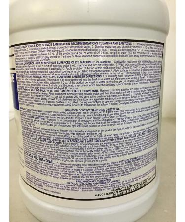 Restaurant Grade Food Safe Concentrated Sanitizer & Disinfectant - Makes 160+ Gallons of Cleaner | International Shipping Available - Buy Online on GoSupps.com
