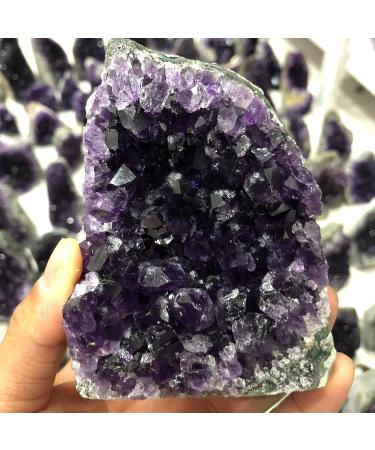 Natural Crystal Rough A Natural Amethyst Cluster of Uruguayan specimens The Perfect Cargo can purify The air and heal (Size : 800-1000g) - Buy Online on GoSupps.com
