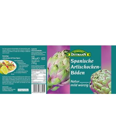 Buy Feinkost Dittmann Artichokes 210g (Pack of 5) - Premium Quality International Shipping - Buy Online on GoSupps.com