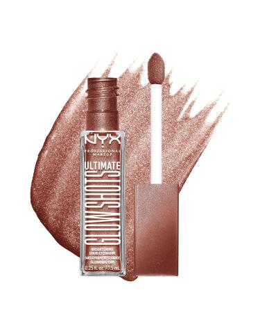 NYX Ultimate Glow Shots Liquid Eyeshadow - Mango Moment | Long-Lasting Shimmer with Vitamin C - Buy Online on GoSupps.com