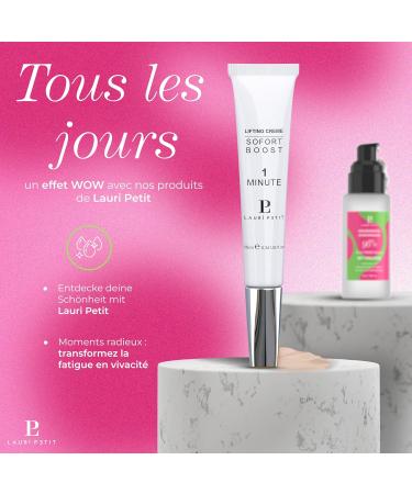 LAURI PETIT Booster Anti-aging eye cream for women and men | 10 ml | Immediate effect in 1 min against wrinkles dark spots bags under the eyes dark circles and skin - Buy Online on GoSupps.com