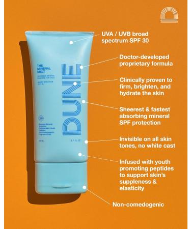 Buy The Mineral Melt SPF 30 - Award-Winning Mineral Sunscreen Anti-Aging & Hydrating for All Skin Types - Fragrance Free (1.7 Fl Oz) International Shipping Available - Buy Online on GoSupps.com
