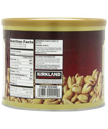 Kirkland Signature Super XL Virginia Peanuts 40oz Light Brown - 2.5lb Pack of 1 - Buy Online on GoSupps.com