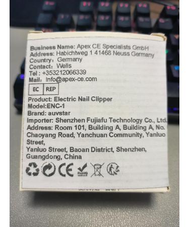 AUVStar Electric Nail Clipper - Safe Automatic Nail Care for Newborns & Babies | Professional Nail Cutter & File - Buy Online on GoSupps.com