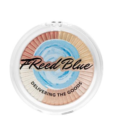 FReed Blue Vegan High Pigmented Brightening Makeup Contour Bronzer Powder Palette Paraben Free