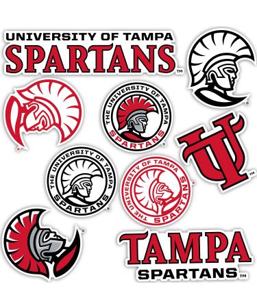 The University of Tampa Sticker UT Spartans Stickers Vinyl Decals Laptop Water Bottle Car Scrapbook T2 (Type 2)
