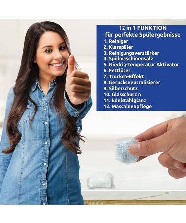 Resch Cleanix Plastic-Free Dishwasher Tabs - 500 Count | Phosphate-Free Water-Soluble Film | Eco-Friendly Cleaning Solution - Buy Online on GoSupps.com