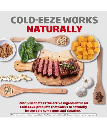 Cold-EEZE Plus Defense Natural Citrus & Elderberry Zinc Chewable Gels - 25 Ct - Buy Online on GoSupps.com