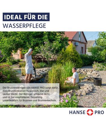 Hanseatic Pro Brunnen Cleaner 5000 ml - Premium Water Care Formula for Clean Fresh Water | Algae Bacteria & Lime Prevention - Buy Online on GoSupps.com
