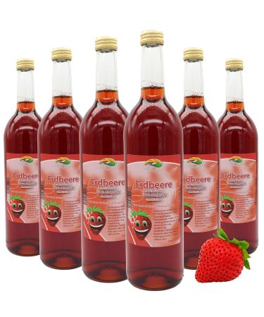 BLEICHHOF Strawberry Juice - direct juice vegan (6x0.72l) Strawberries 720 ml (pack of 6)