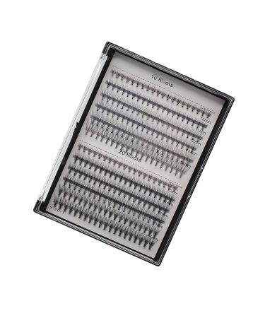 240Pcs Mixed Size Cluster False Eyelashes - Long Individual Fake Eye Lashes Extensions - Soft & Light Volume - 10-14mm - 20 & 10 Roots - Buy Online on GoSupps.com