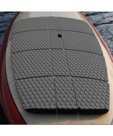 Abahub 12 Piece Surf SUP Deck Traction Pad | Premium EVA with Tail Kicker | 3M Adhesive | Paddleboard Longboard Surfboard | Black/Blue/Gray/Navy Blue/Orange/White - Buy Online on GoSupps.com