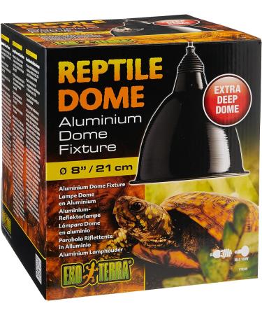Exo Terra Reptile Dome - Aluminum Reflector Lamp Heat-Resistant Porcelain E27 Up to 160W - International Shipping Available - Buy Online on GoSupps.com