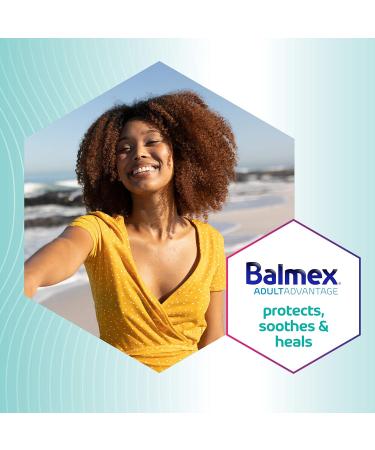 Balmex Adult Advantage Bprotected Skin Relief Healing Cream - Zinc Oxide Barrier Protection for Adult Incontinence, Rash, and Bed Sores - 3oz (Pack of 2) - Buy Online on GoSupps.com