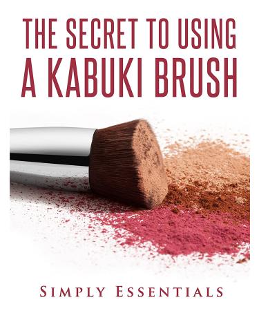 Round Kabuki Makeup Brush for Liquid, Cream, Mineral & Powder Foundation - Prime Quality Design with Carrying Case & E-Book - Buy Online on GoSupps.com