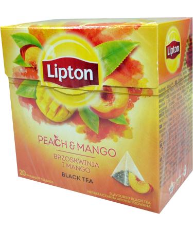 LIPTON - Peach Mango Tea 20S Pyramid - Pack of 3 - Buy Online on GoSupps.com