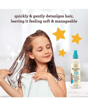 Aveeno Kids Hydrating Detangling Spray with Oat Extract - Tear-Free, Hypoallergenic Formula for Gentle Hair Detangling - 10 fl. Oz - Buy Online on GoSupps.com