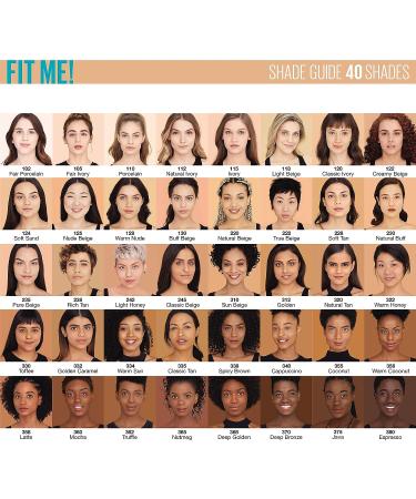 Maybelline Fit Me Matte + Poreless Liquid Foundation, Classic Beige 1 fl oz (Pack of 1) - Buy Online on GoSupps.com