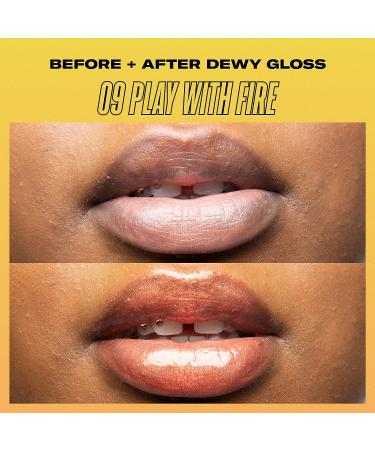 Youthforia Dewy Gloss - Hydrating High Shine Lip Oil - Play With Fire - Buy Online on GoSupps.com