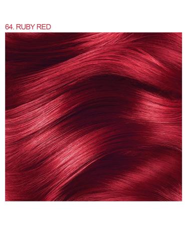 Adore 064 Ruby Red Hair Dye - Vegan & Cruelty-Free Semi-Permanent Color - 4 Fl Oz (Pack of 2) - Buy Online on GoSupps.com