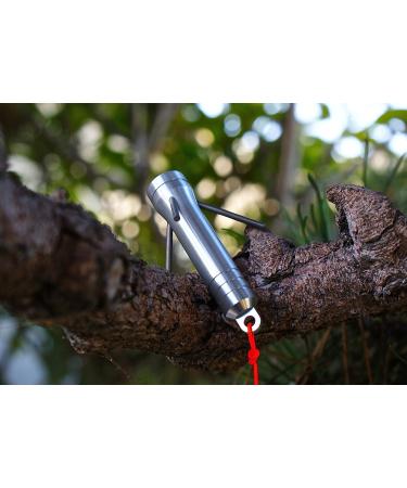 TEC Accessories RETREEV Mini Grappling Hook Keychain - Compact Tactical Key Organizer for Men and Women - Silver - Buy Online on GoSupps.com