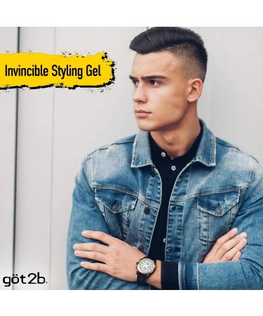 Got2b Ultra Glued Invincible Styling Hair Gel 6 oz - Pack of 3 - Buy Online on GoSupps.com