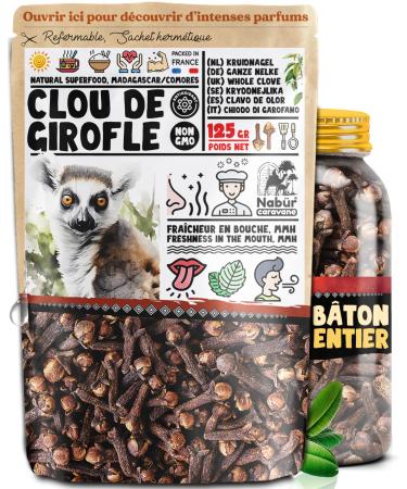 Nab r - 125gr Clou de Girofle B ton entier Clou de Girofle Cuisine Marinade Th Sans Additifs 125 gr
