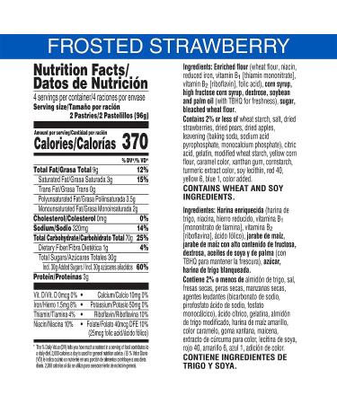 Kellogg's Pop-Tarts Frosted Strawberry Toaster Pastries - 12 Count: Fun Breakfast for Kids - Buy Online on GoSupps.com