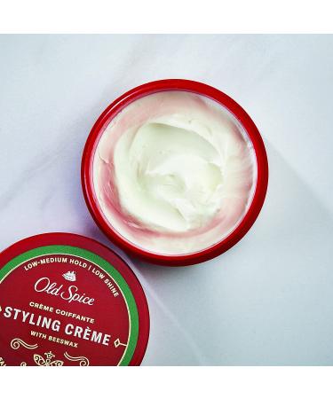 Old Spice Men's Hair Styling Cr me Twin Pack - Low-Medium Hold, Low Shine - 4.44 Fl Oz (2.22 Each) - NEW Formula - Buy Online on GoSupps.com