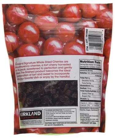 Buy Organic Dried Cherries from Kirkland Signature - 100% Natural and Delicious - Buy Online on GoSupps.com