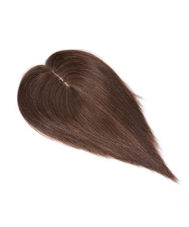 Silk-Co Real Hair Clip In Extensions - 7A Human Hair Toupee for Women | 30cm 38g Medium Brown 04# - Buy Online on GoSupps.com