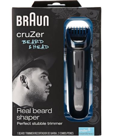 Buy Braun Cruzer 5 Beard and Head Trimmer Set | 5-Piece Black Beard Grooming Kit for Precision Styling - International Shipping Available - Buy Online on GoSupps.com