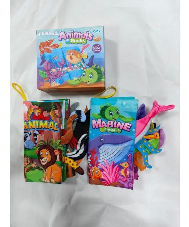 Fnsel Baby Book - 2-Piece 3D Fabric Toy Set for 0-12 Months | Crackling Feeling Book & Quiet Book Gift for Girls - Buy Online on GoSupps.com