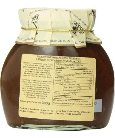 Mrs Bridges Caramelised Onion & Garlic Chutney - Sweet and Savory Condiment - Buy Online on GoSupps.com