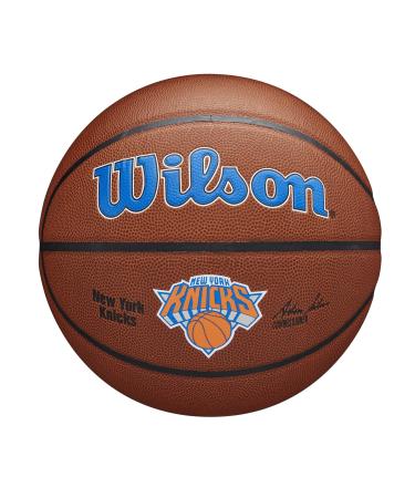 Wilson NBA Team Autograph Mini Basketball New York Knicks