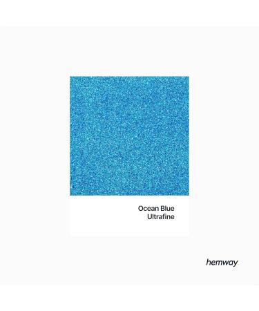 Hemway Ultra-Schein-Glitter ULTRA 1/128 - Ocean Blue 100g | Ultrafine Glitter for Crafts & DIY - Buy Online on GoSupps.com
