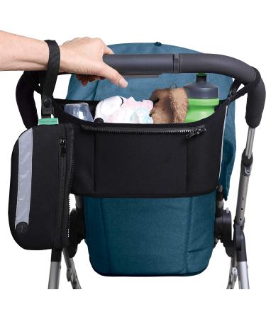 Little Chicks Stroller Organizer with Zip Off Wristlet - Convenient and Stylish Solution for Parents on-the-Go - Buy Online on GoSupps.com