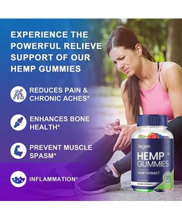 Regen Gummies with Hemp Extract - Advanced Multivitamin Supplement (300 Gummies) - Buy Online on GoSupps.com