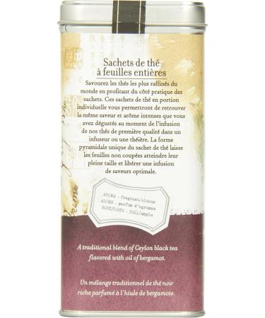 The Coffee Bean & Tea Leaf Earl Grey Tea Bags 20 Count Tin 70g Earl Grey 70 g - Buy Online on GoSupps.com