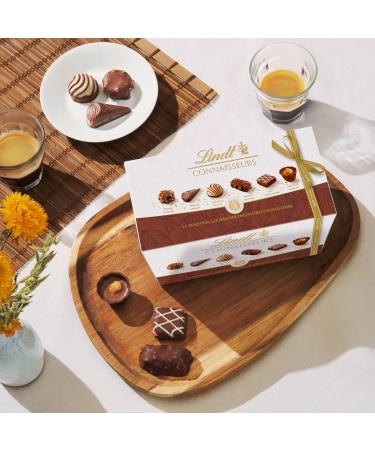 Lindt - Box of CONNAISSEURS Chocolates - Assortment of Pralines and Gianduja 183g - Buy Online on GoSupps.com