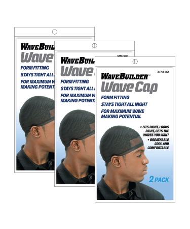 Wavebuilder Wave Cap 3 Packages with 2 each (Total of 6 Caps)