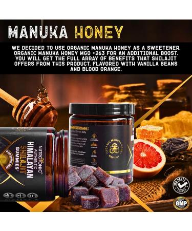 Organic SHILAJIT Gummies by NutroTonic | Shilajit for Men & Women | Cane Sugar Free Sweetened by Organic Manuka Honey | Clean Formula | Natural Fulvic & Humic Acid | 30 Healthy Gummies (3) Blood Orange 30 Count (Pack of 3) - Buy Online on GoSupps.com