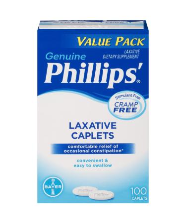 Phillip's Laxative Caplets 100 Caplets