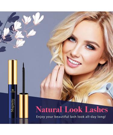 5 Pairs Reusable Magnetic Eyelashes and 2 Tubes of Magnetic Eyeliner Kit  Upgraded 3D Magnetic Eyelashes Kit With Tweezers Inside  Magnetic Eyeliner and Magnetic Eyelash Kit - No Glue Needed - Buy Online on GoSupps.com